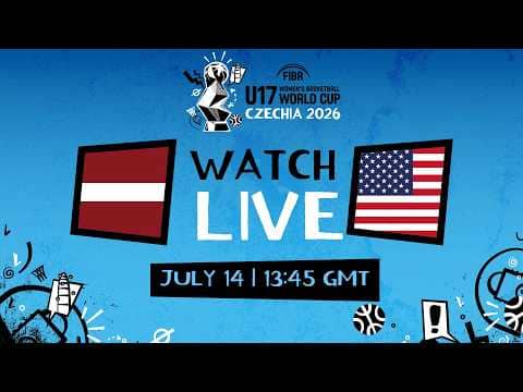 LIVE - Latvia v USA | FIBA U17 Women's Basketball World Cup 2026 | Group Phase