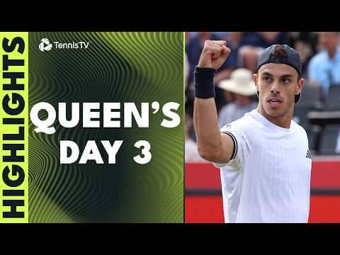 De Minaur vs Shapovalov; Mannarino, Cerundolo Seek Quarter-Finals | Queen's 2026 Day 3 Highlights