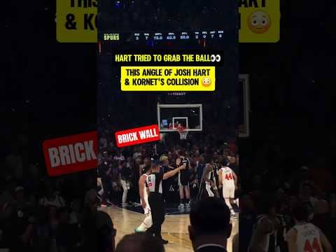 Josh Hart ran into a BRICK WALL🤨