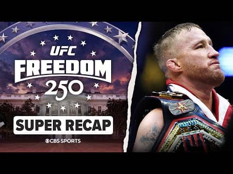UFC Freedom 250 SUPER RECAP: Justin Gaethje UPSETS Ilia Topuria to claim Lightweight title & MORE 👀