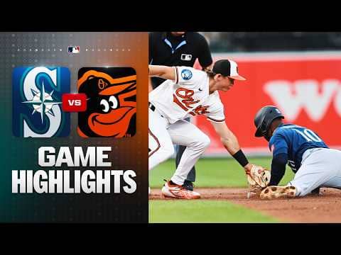 Mariners vs. Orioles Game Highlights (6/9/26) | MLB Highlights