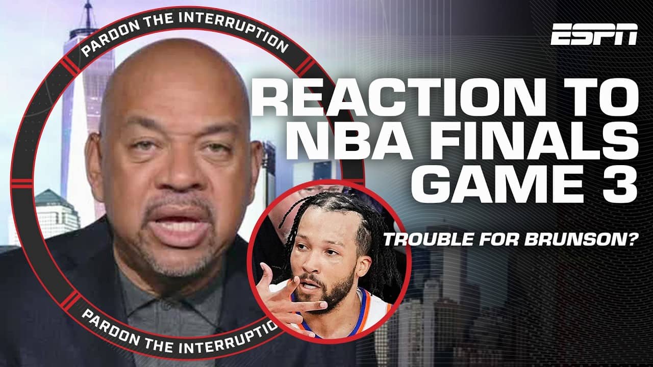 PTI reacts to Spurs upsetting Knicks in Game 3, controversial officiating & more 👀