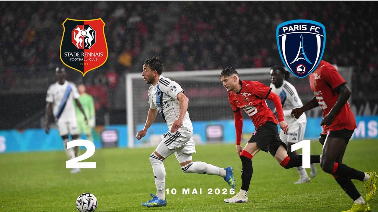 Une défaite frustrante à Rennes (2-1, J33) - Le résumé du match 🎥
