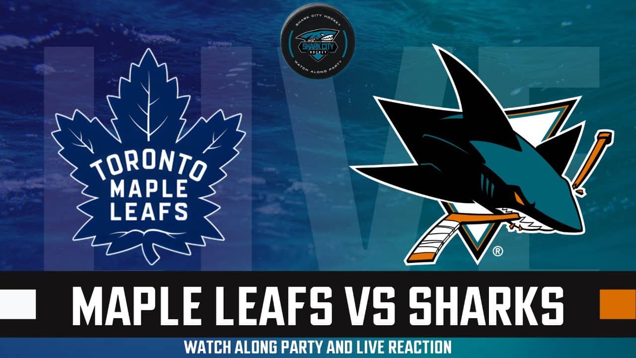 TORONTO MAPLE LEAFS VS SAN JOSE SHARKS LIVE WATCH PARTY