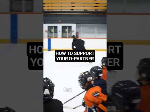 HOW TO SUPPORT YOUR D-PARTNER #hockeycoaching #hockeytraining