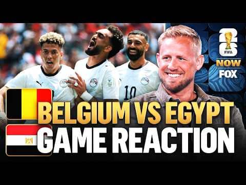INSTANT REACTION 🚨 FIFA World Cup Now reacts to Belgium and Egypt's thrilling 1-1 draw ⚽️