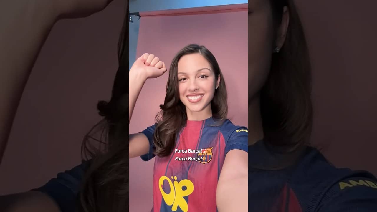 Culers, Olivia Rodrigo has a message for you! 💬 @Spotify @OliviaRodrigo 🩷 #shorts #ElClásico