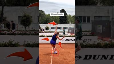 This Serve Is Almost Perfect 🤔