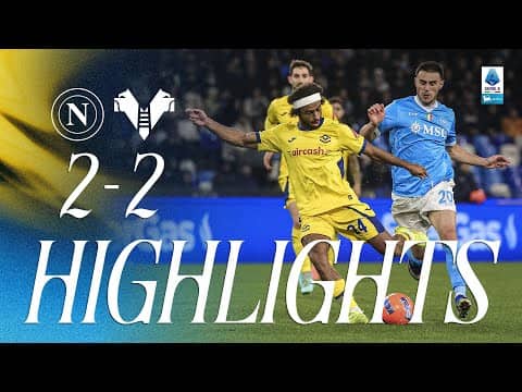 Highlights Serie A Enilive 2025/26 | Napoli-Hellas Verona 2-2