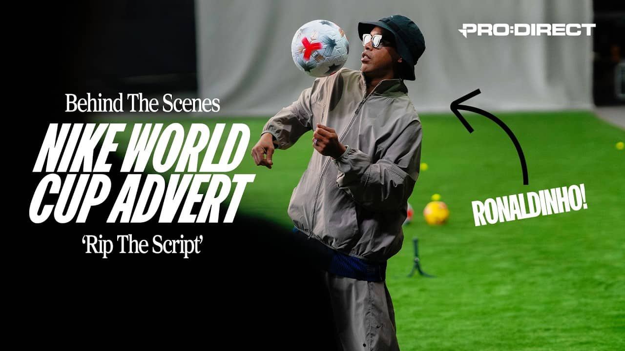 We Went BEHIND THE SCENES at Nike's WORLD CUP Advert | Rip The Script ft. Ronaldinho, Estevao, Adams