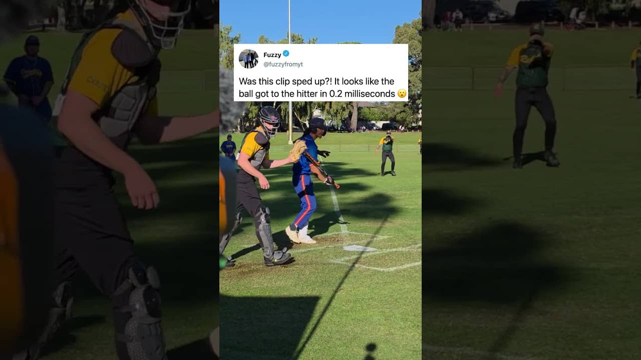 he threw it so fast š¤Æ