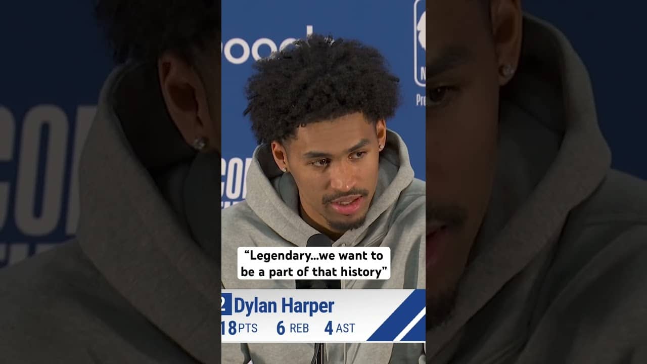Dylan Harper talks what it means to be in a Game 7 with a chance to go to the NBA Finals