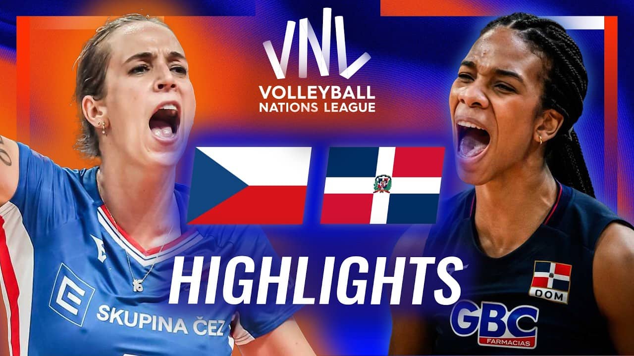 Czechia π¨πΏ vs. Dominican Republic π©π΄ - Highlights | Week 2 | Women's VNL 2026