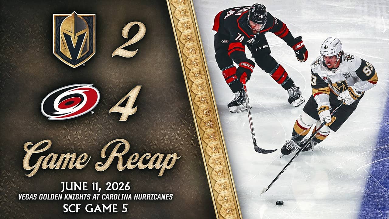 SCF GAME 5 HIGHLIGHTS | Carolina Hurricanes 4, Vegas Golden Knights 2 | June 11, 2026