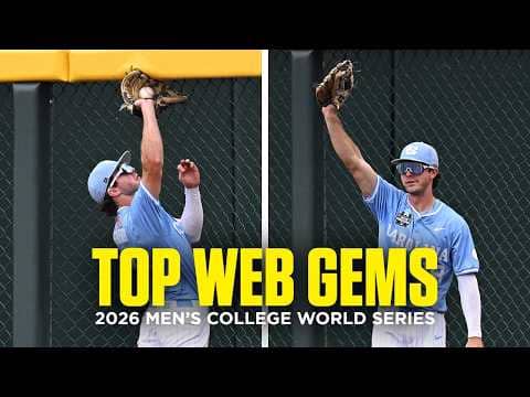 Top defensive plays from the 2026 Men's College World Series