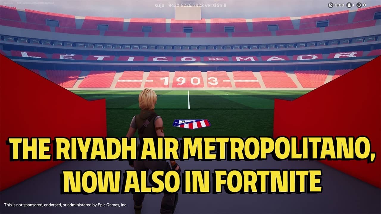 Welcome to the Riyadh Air Metropolitano. Now also in Fortnite