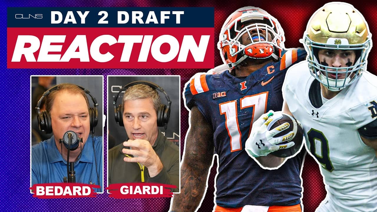 Bedard and Giardi React to Patriots Drafting Gabe Jacas and Eli Rairdon | Bedard x All 32