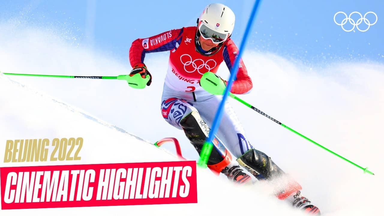 The Thrill of the Slopes ๐ฅโท๏ธ | Women's Slalom at Beijing 2022 | Cinematic Highlights
