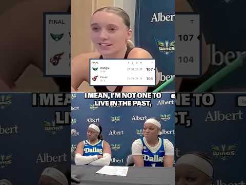 Paige Bueckers had Arike and Odyssey cracking up after the Wings season-opening win ๐