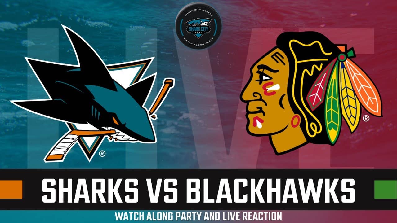 CHICAGO BLACKHAWKS VS SAN JOSE SHARKS LIVE WATCH PARTY