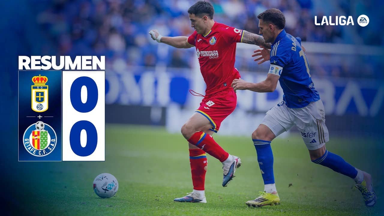 ⚽ REAL OVIEDO 0-0 GETAFE CF | RESUMEN JORNADA 35 | LALIGA EA SPORTS