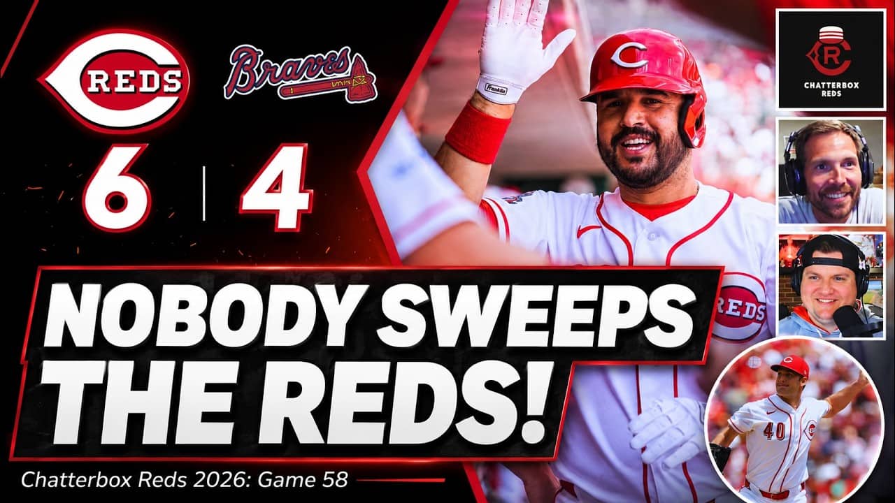 Chatterbox Reds Sunday Night: Cincinnati BEATS MLB Best Atlanta Braves | Recap, News, Highlights