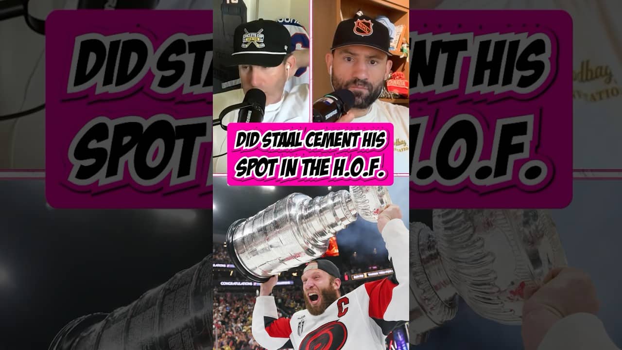 Does this Cup and Conn Smythe solidify Jordan Staal as a Hall of Famer?