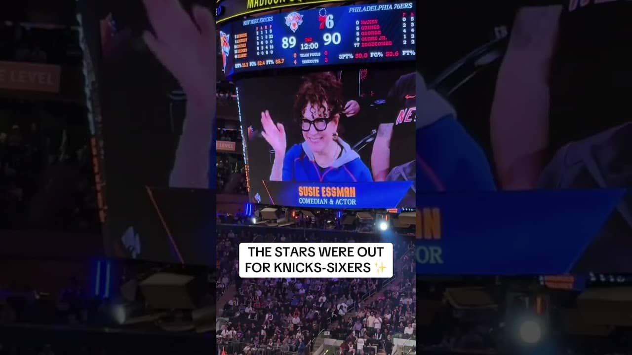 Celebrity row was stacked for Game 2 at the Garden š¤©