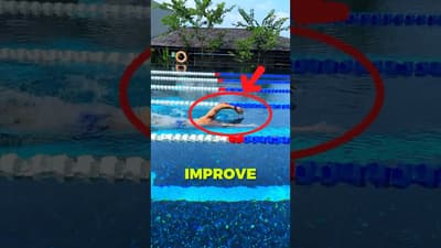 The secret to swimming faster? Stop making so much noise. 🤫