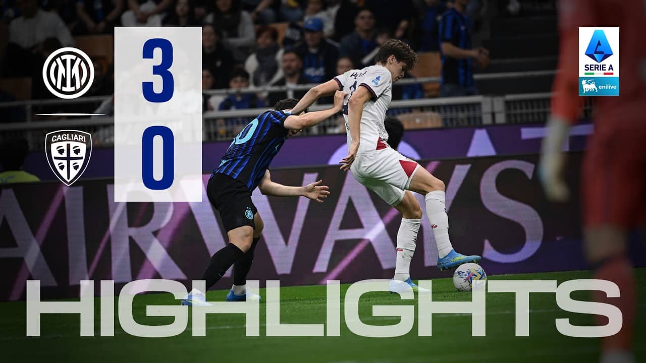 Highlights | Inter-Cagliari 3-0 | Serie A Enilive