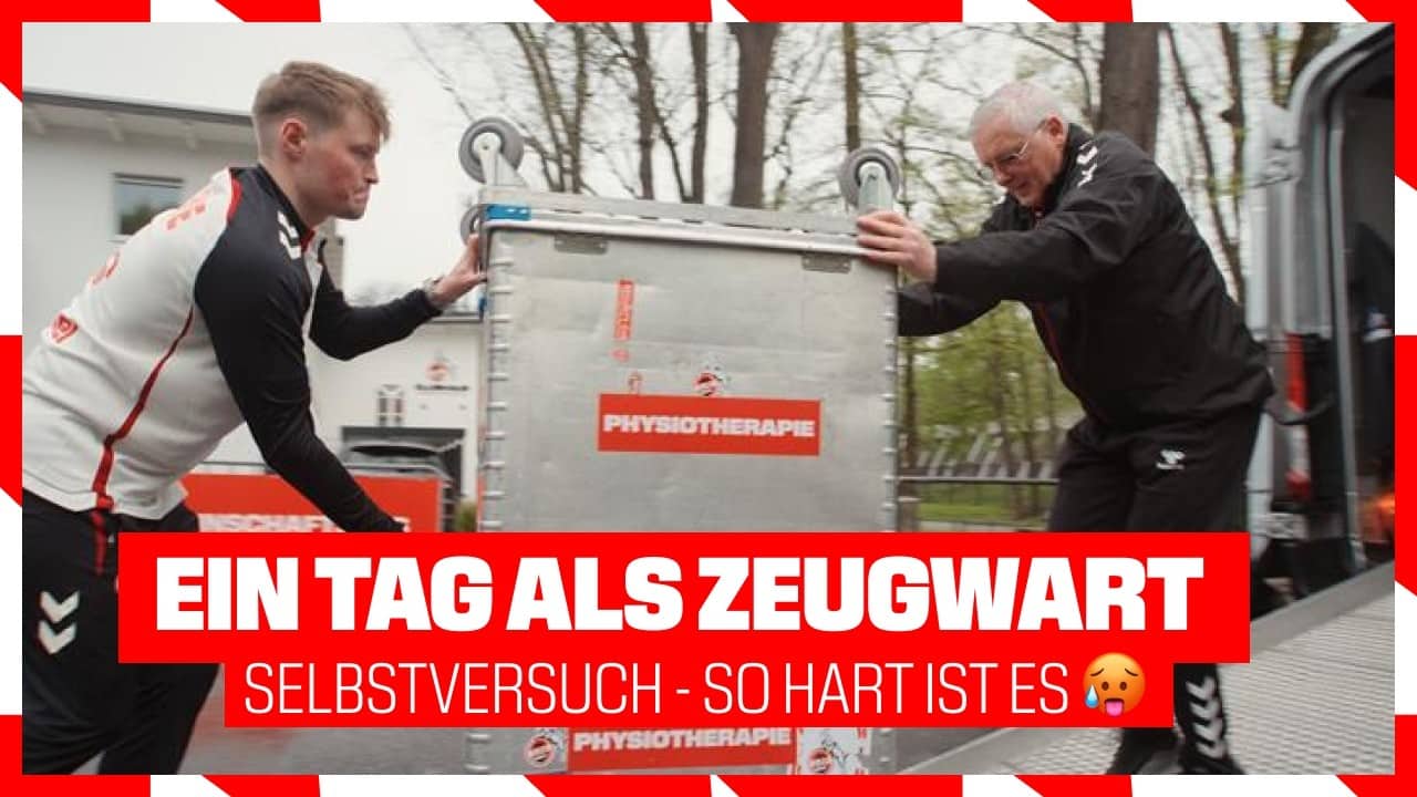 SELBSTVERSUCH: Ein Tag als ZEUGWART – So hart ist der Job wirklich | 1. FC Köln