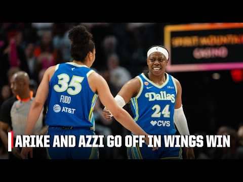 Arike Ogunbowale and Azzi Fudd combine for 41 π₯ | WNBA on ESPN
