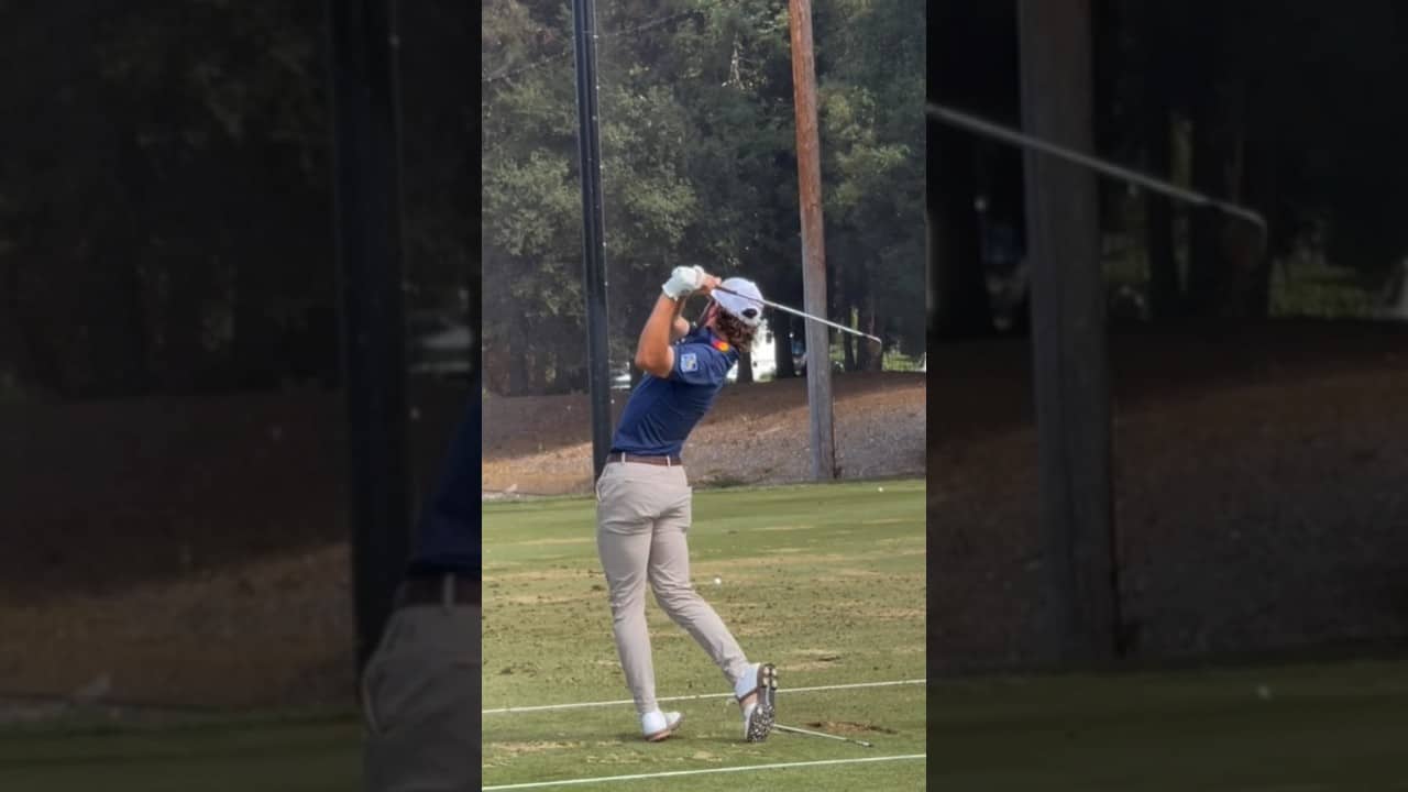 Real Swing. #golfswing #cameronyoung #golftechnique #golf