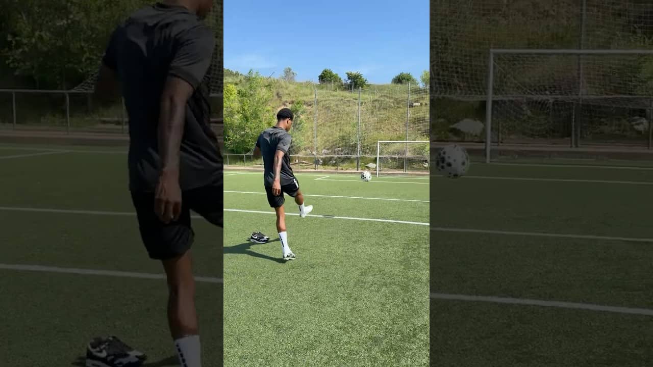 Rashford's Nike x Patta Crossbar Challenge! 🎯 #shorts #rashford #fcbarcelona