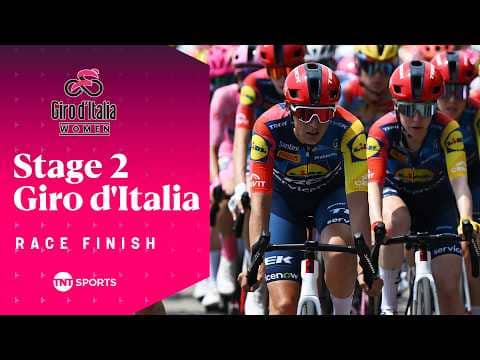 WHAT A WIN 🔥 | 2026 Women's Giro d'Italia Stage 2 Final KM's | TNT Sports Cycling