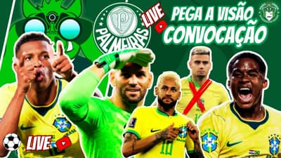 🚨 CONVOCAÇÃO DA SELEÇÃO: NEYMAR E ENDRICK DENTRO! E O ANDREAS? #AOVIVO | PEGA A VISÃO