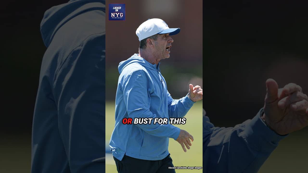 John Harbaugh Is Setting the Tone EARLY π #newyorkgiants #johnharbaugh #nfl