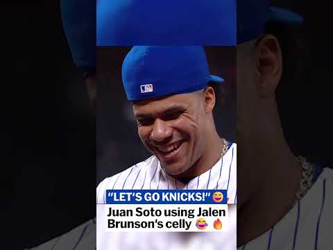 Juan Soto is all in on the Knicks! 🗽🔥