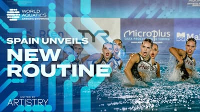 Winning in front of the home crowd 🇪🇸 | Artistic Swimming World Cup | Team Technical Routine | Spain