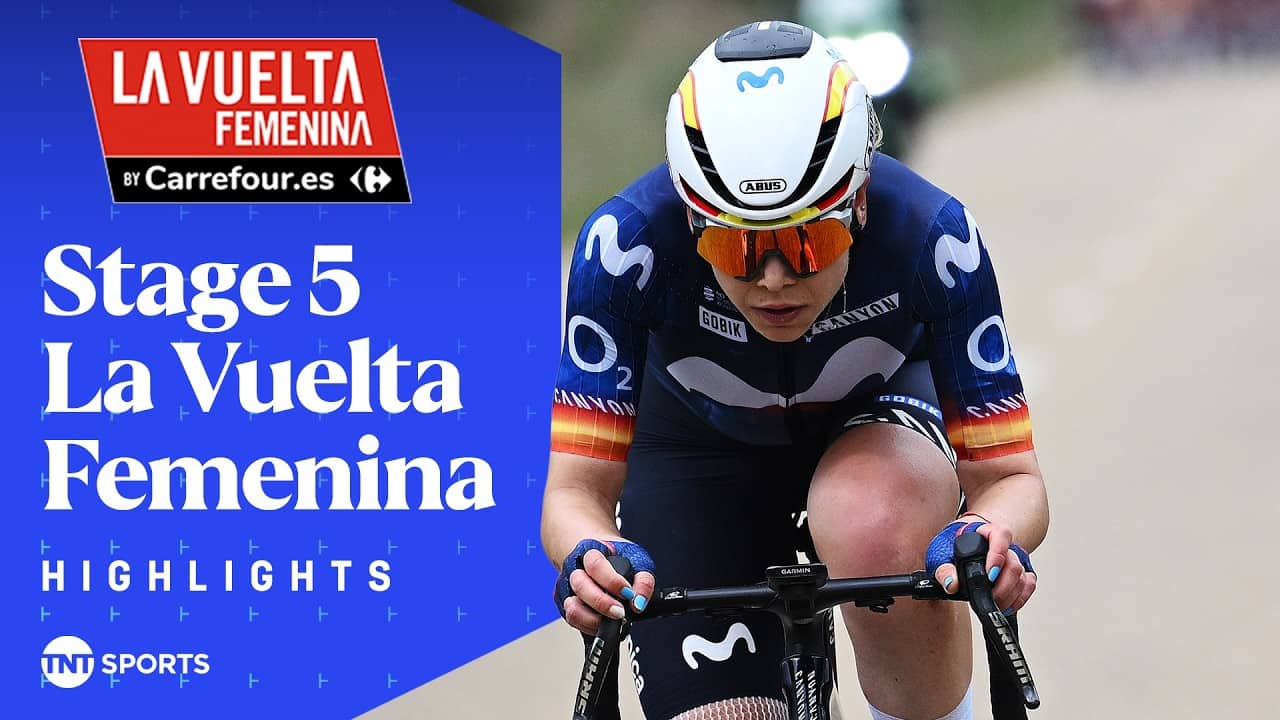 PIPPED ON THE LINE! 🤏 | La Vuelta Femenina 2026 Stage 5 Race Highlights | TNT Sports Cycling