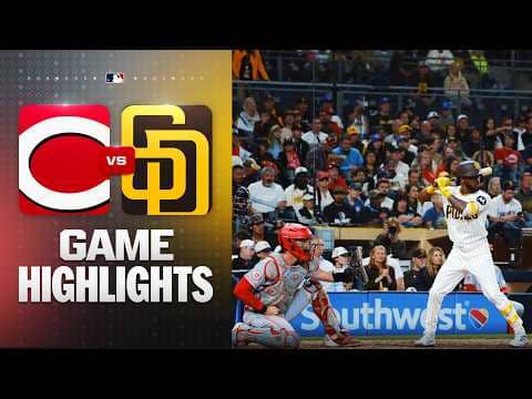 Reds vs. Padres Game Highlights (6/8/26) | MLB Highlights