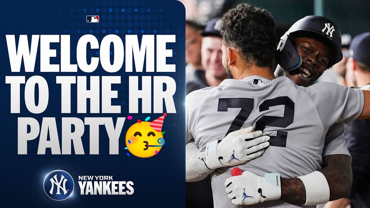Homers can come in bunches, too! Jazz Chisholm Jr. hits Yankees' third home run of the game ๐บ
