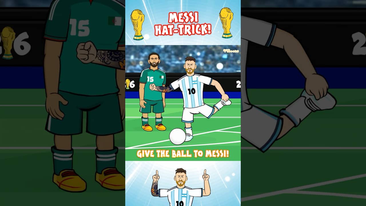 Messi World Cup Hat-Trick🏆 #worldcup #messi #football