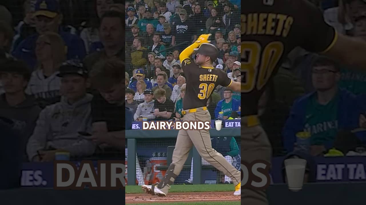Bonds. Dairy Bonds. #mlb #baseball #homerun #gavinsheets #padres #sandiego