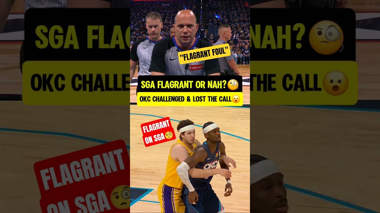 OKC thought Austin fouled SGA🧐