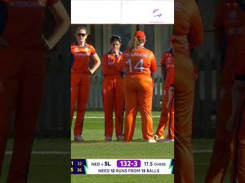 A moment of worry for Isabel van der Woning, but she recovers from it and walks off the field.