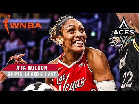 A'ja Wilson and Jackie Young combine for 55 PTS in clutch W over Valkyries | WNBA on ESPN