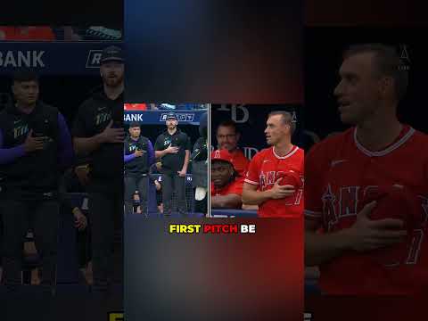 National Anthem Standoff and EJECTIONS 🤣😳 #mlb #baseball