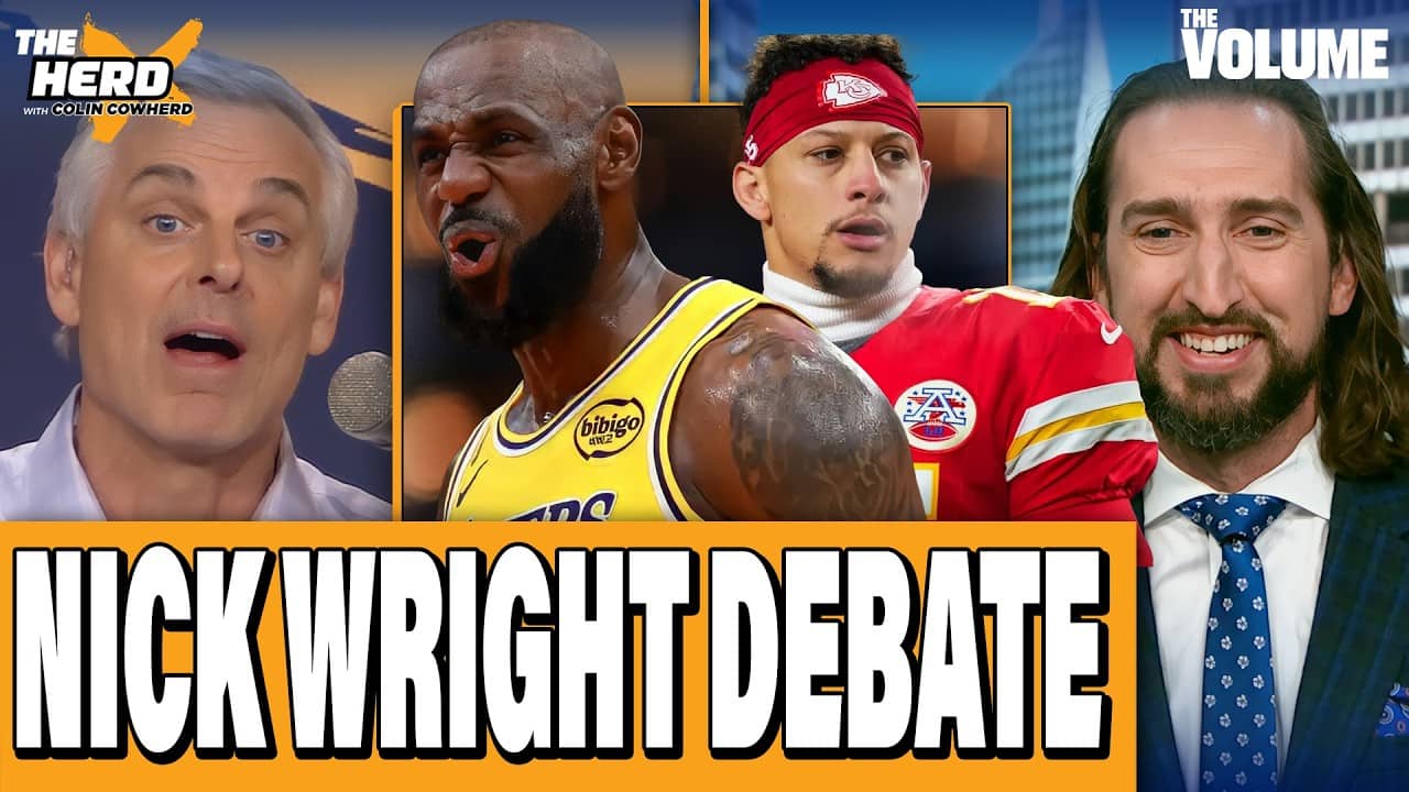 Colin Cowherd & Nick Wright DEBATE: LeBron, Lakers, Celtics, Wemby, Chiefs | THE HERD
