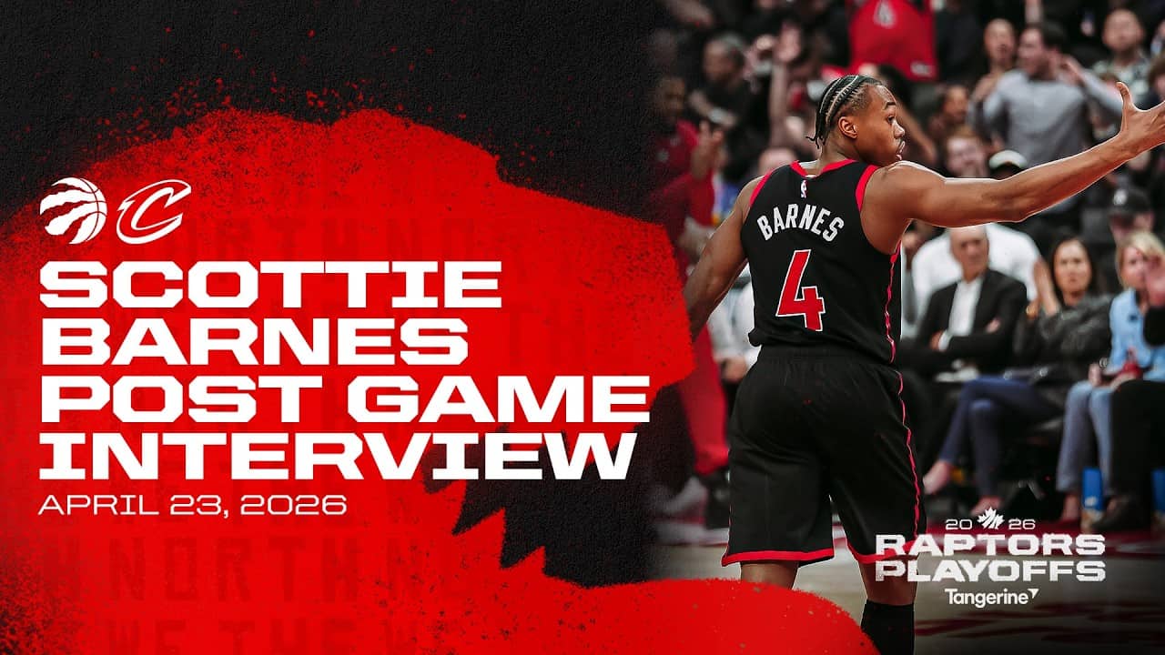 Scottie Barnes | RD1 GM3 Post Game vs Cavaliers | April 23, 2026